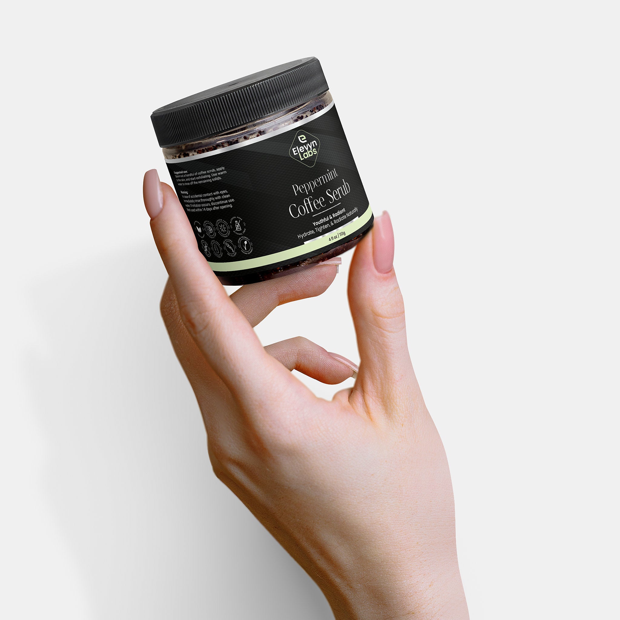 Peppermint Coffee Scrub