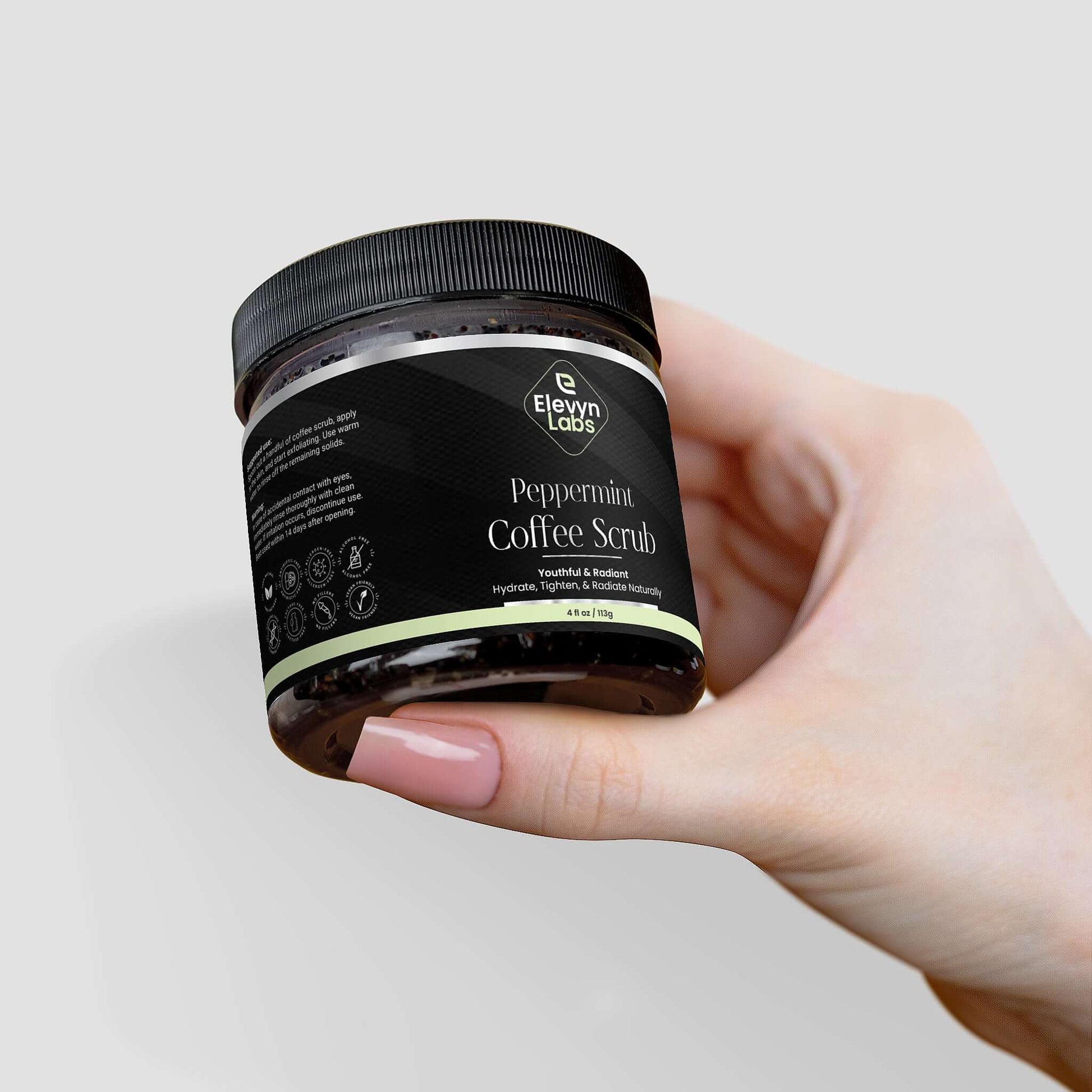 Peppermint Coffee Scrub