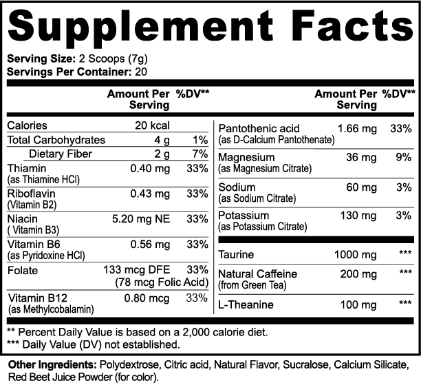 Extreme Energy Pre-Workout Powder